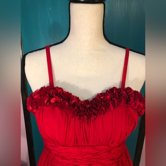 Vintage Red Rose Sleeveless Dress 💋 - Picture 10 of 16